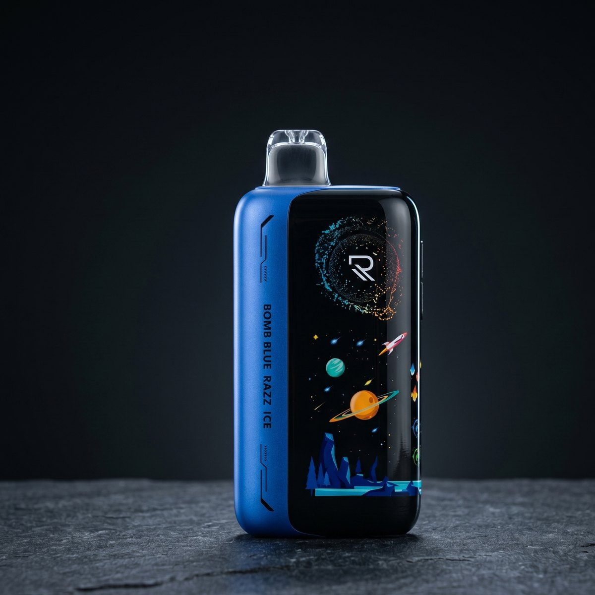 Ripper XXX 125K disposable vape on a dark studio backdrop