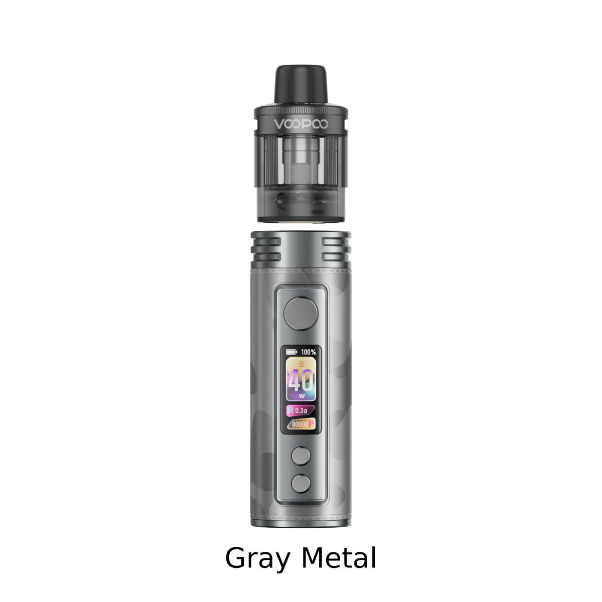 VOOPOO Drag H40 Pro Pod Kit 2mL Gray Metal - Supa Vapes