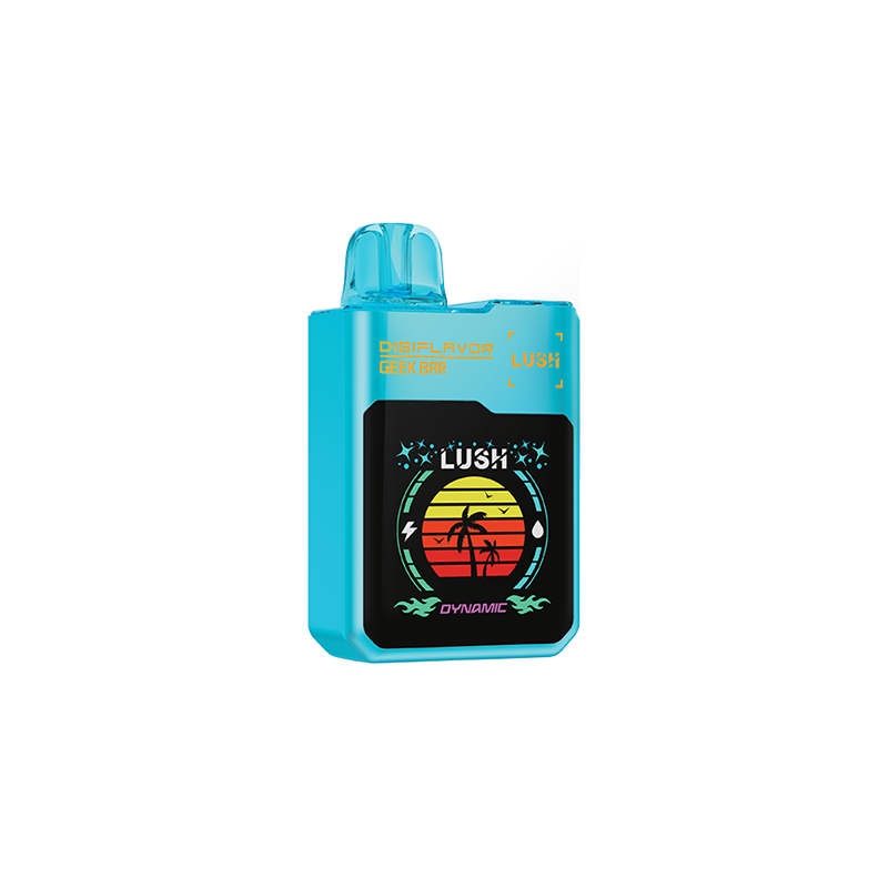 Geek Bar Digiflavor Lush, Blue Razz Lemon Ice flavor, refreshing and tangy vape with smooth nicotine hits, perfect for Ontario and Quebec vape users.