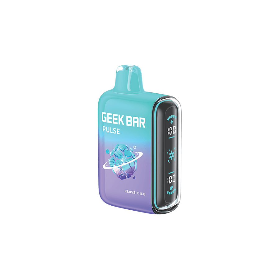 Geek Bar Pulse 9K Strawberry Mango Ice disposable vape, smooth nicotine delivery, Strawberry Mango Ice flavour, designed for superior satisfaction in Ontario and Quebec vapers.