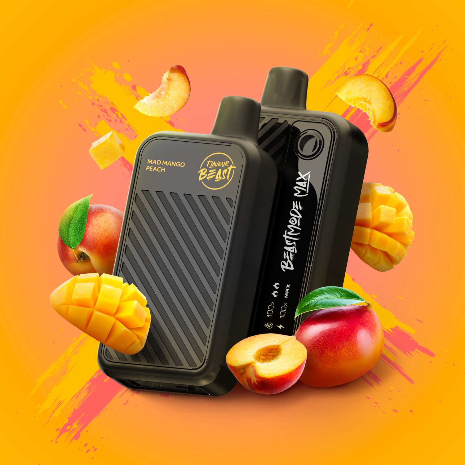 Flavour Beast Beast Mode MAX, Bussin Banana Iced flavour, rich icy banana notes, smooth and satisfying vape experience, ideal for Ontario and Quebec customers.