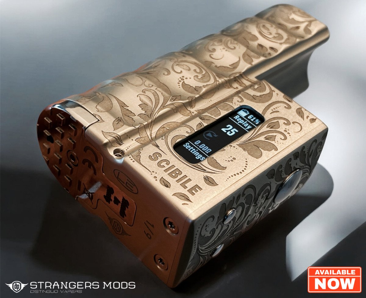 Strangers Mods Scibile V2 All Silver Ottocento DNA60C side-by-side mod