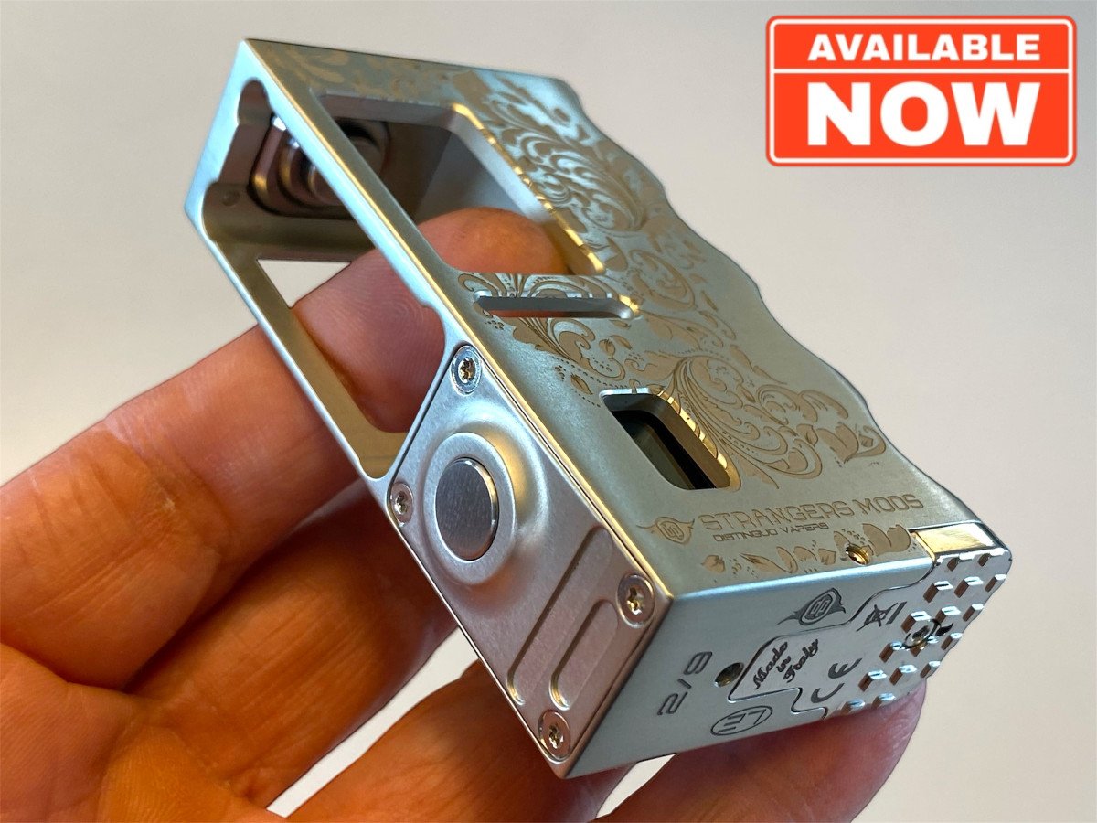 Strangers Mods BoraX Ottocento All Silver front button boro device