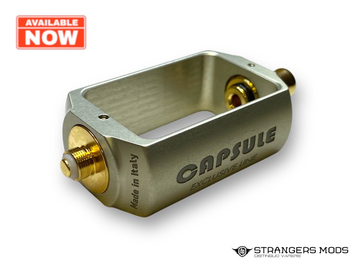 Strangers Mods Capsule Exclusive Line All Silver Anodized boro adapter