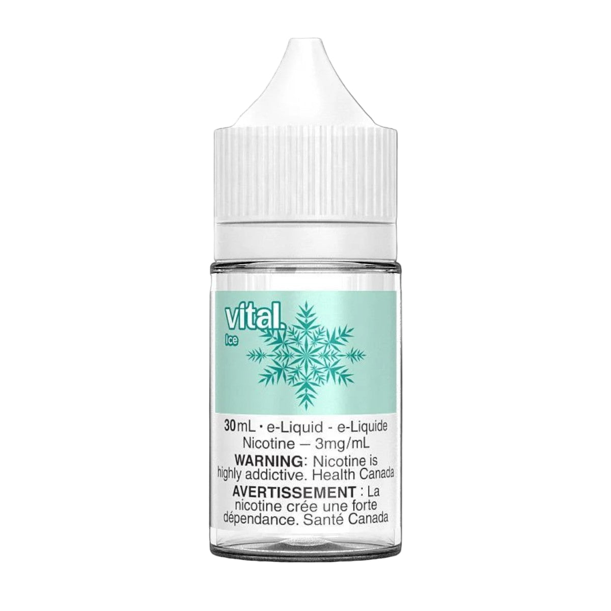 VITAL 30mL, Flavourless, 3mg nicotine e-liquid, smooth high-quality vapor, ideal for Ontario and Quebec vapers.