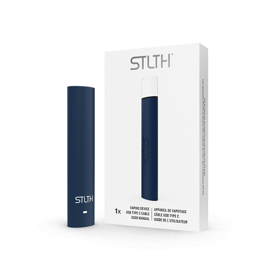 STLTH Type-C Device, Rose Gold Metal finish, fast Type-C charging, smooth draw-activated use, compatible with STLTH pods for diverse flavours, premium anodized design for Ontario and Quebec vapers.