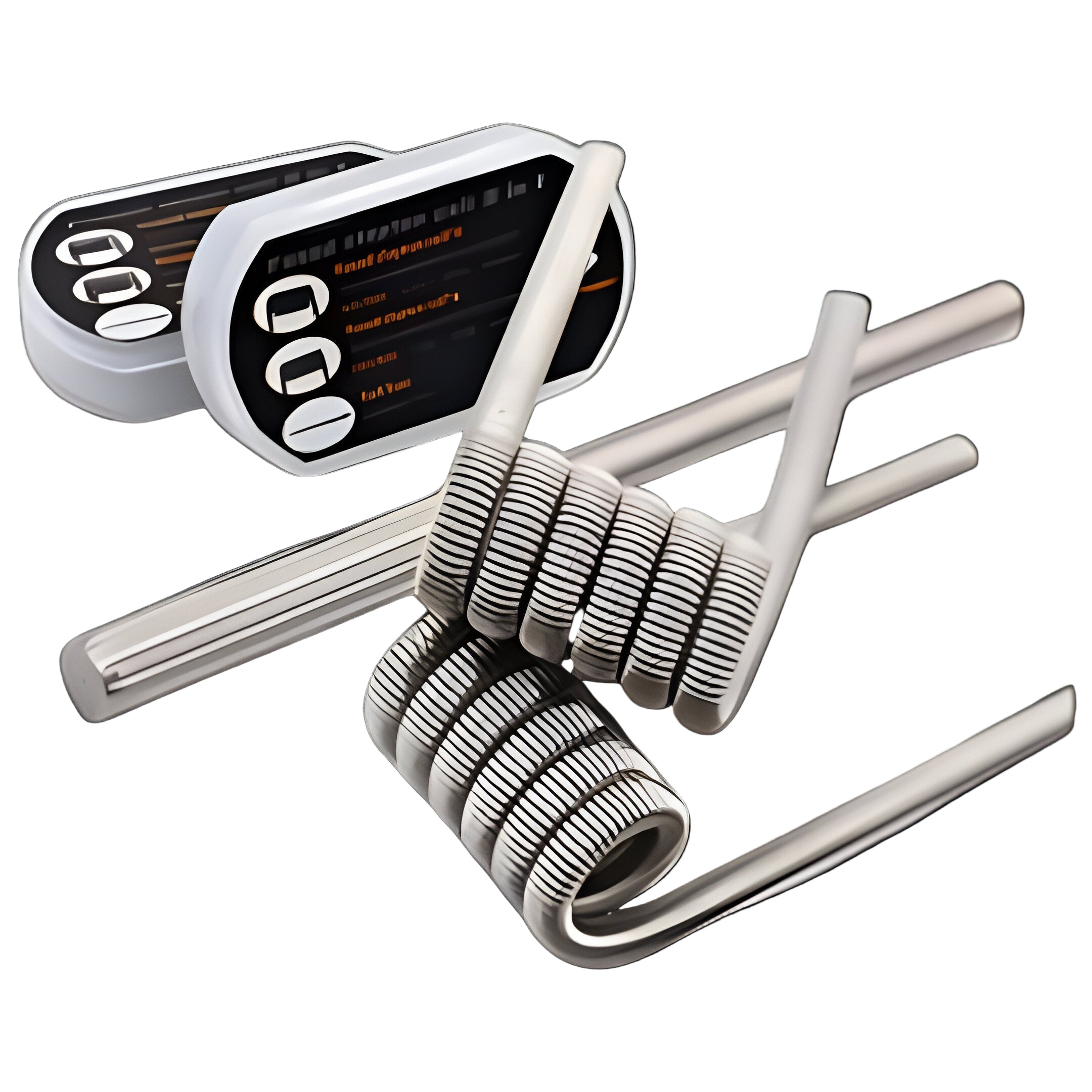 GEEKVAPE N80 Fused Clapton Coil 2 in 1 F203 (8 PCS), high-quality 0.35 & 0.4 Ohm fused Clapton coils with coil tool, durable and flavorful vaping accessory for Ontario and Quebec vapers.