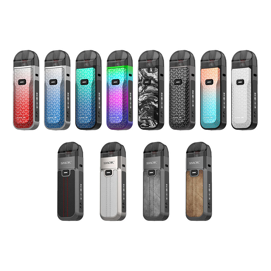 SMOK Nord 5 Pod Kit, Black color, durable 2000mAh battery, RPM3 coils for smooth DTL vape experience, ideal for Ontario and Quebec vapers.