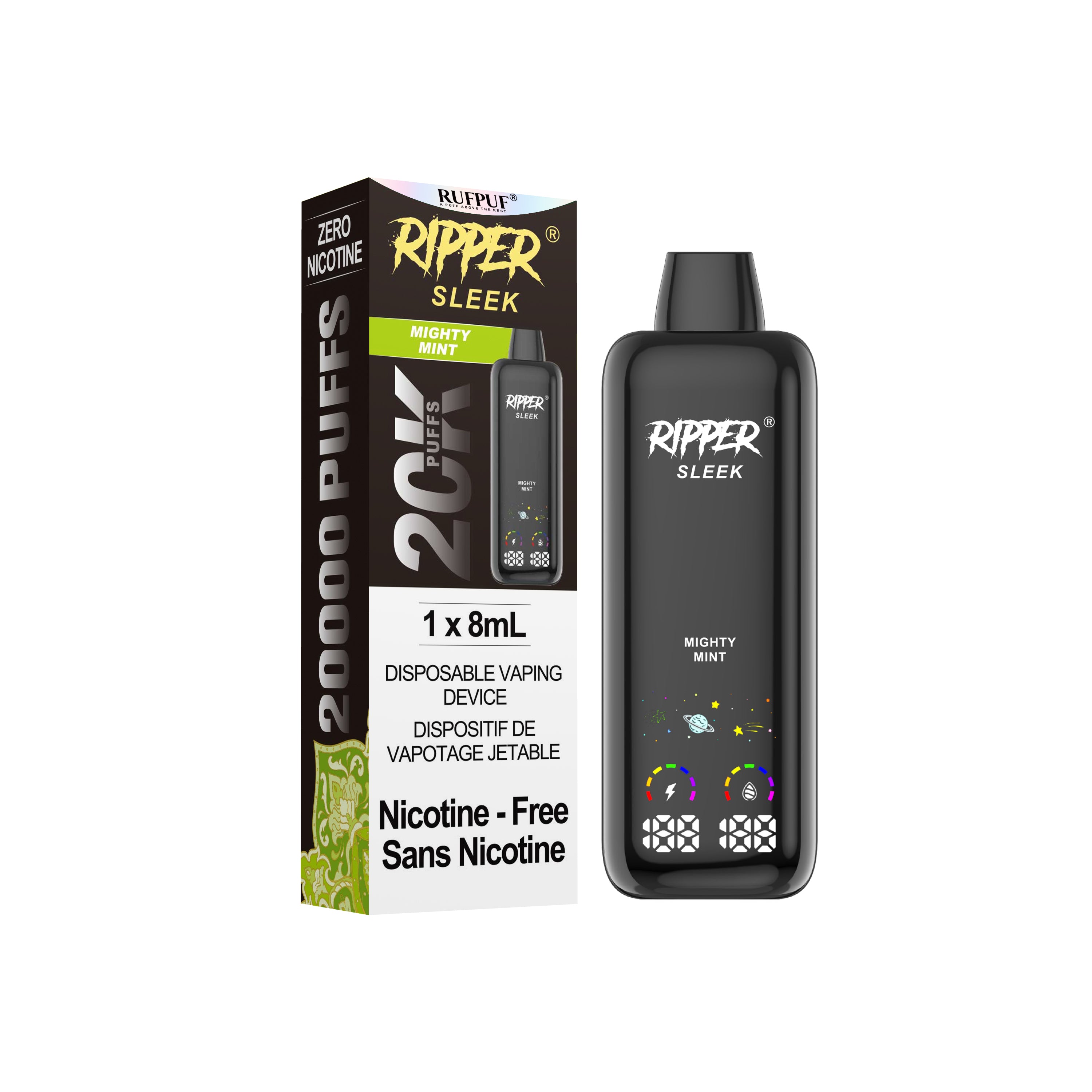 Ripper SLEEK 0NIC Disposable Vape