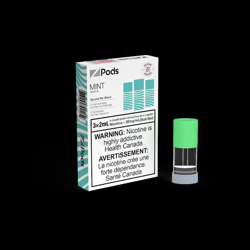 Z Pods Fruit Clouds (Fluff) flavour pod with smooth and impactful nicotine blend, designed for Ontario and Quebec vapers.