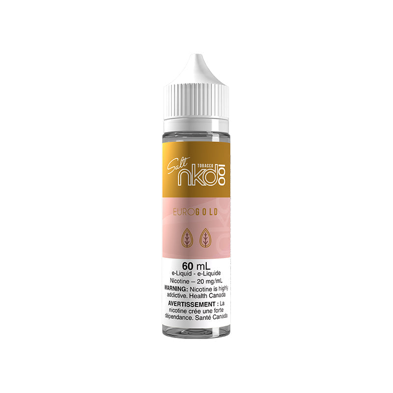Naked 100 Salt Nic E-Liquid 60mL — Euro Gold