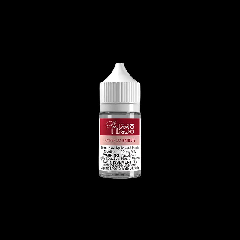 Naked 100 American Patriots 30mL Salt Nic E-Juice bottle