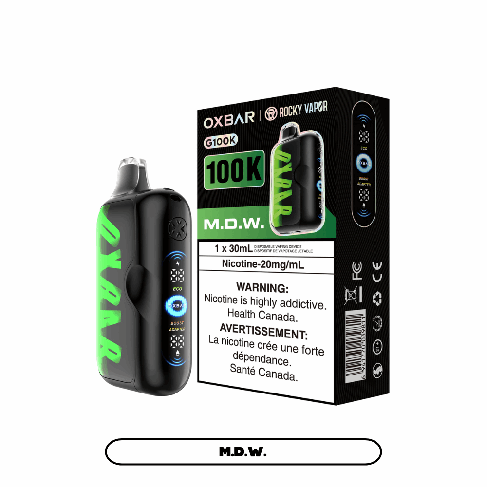 Rocky Vapor Oxbar G100K Disposable Vape