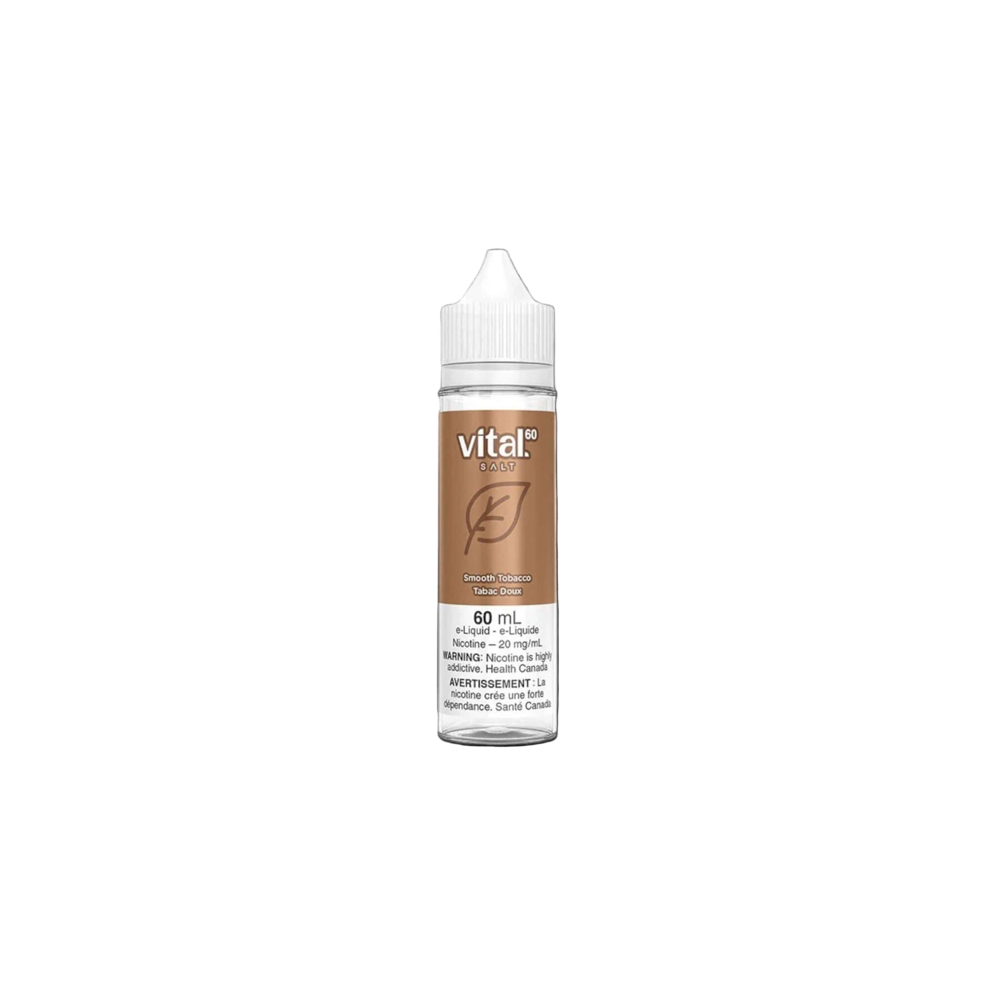 VITAL 60mL Salt Nic Vape E-juice bottle with a white cap, showcasing premium quality e-liquid.