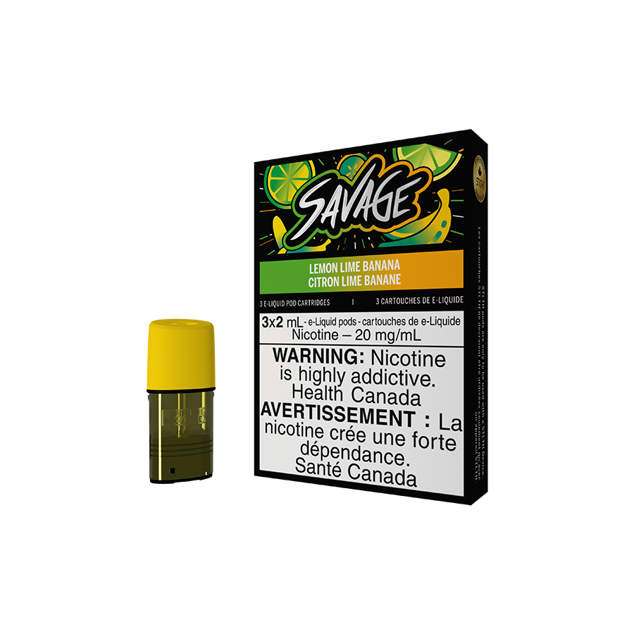 STLTH Savage Pods — Lemon Lime Banana