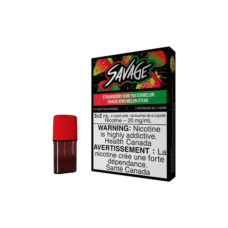 STLTH Savage Pods — Strawberry Kiwi Watermelon