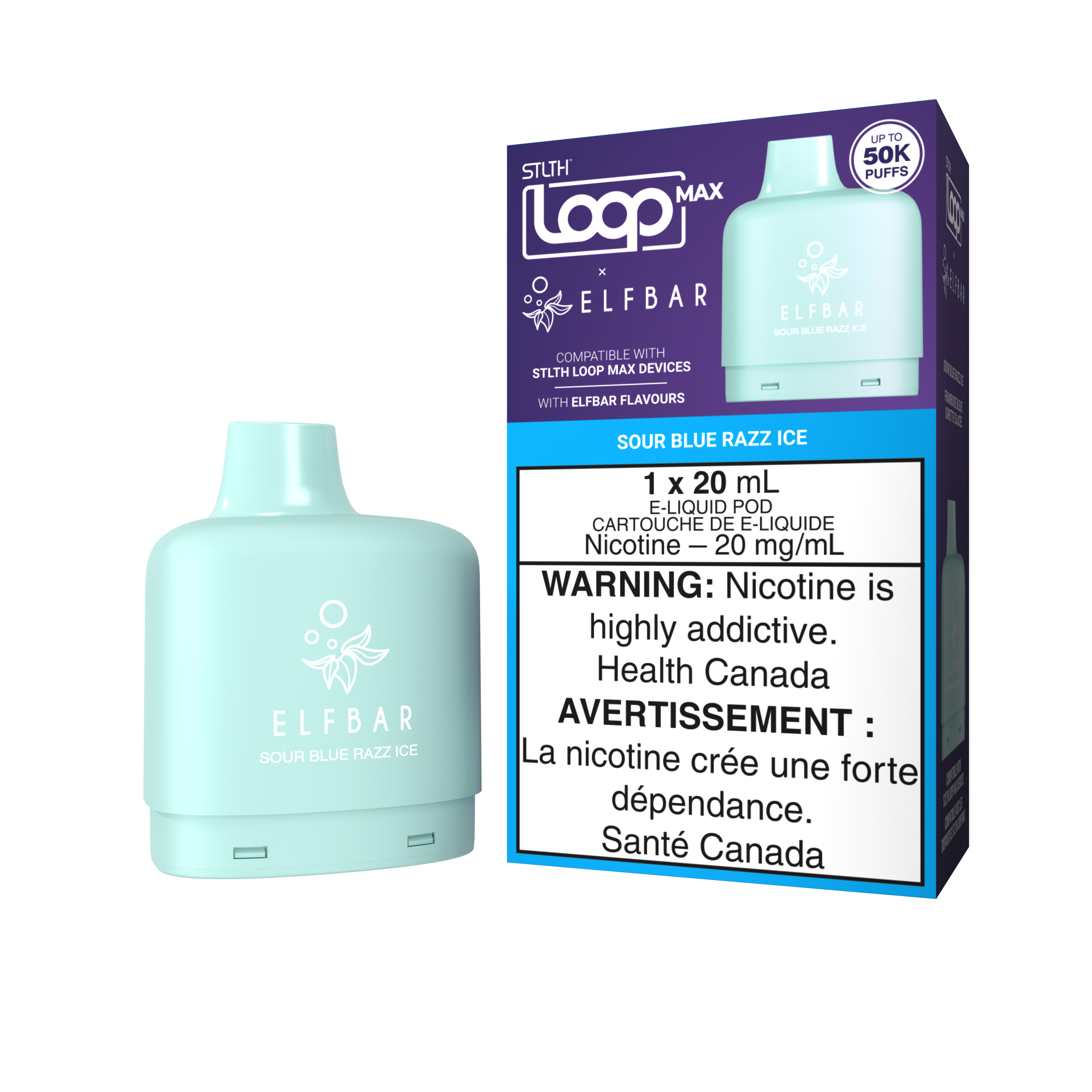 STLTH LOOP MAX ELF BAR SOUR BLUE RAZZ ICE SUPA VAPES BEST ONLINE VAPE STORE IN CANADA