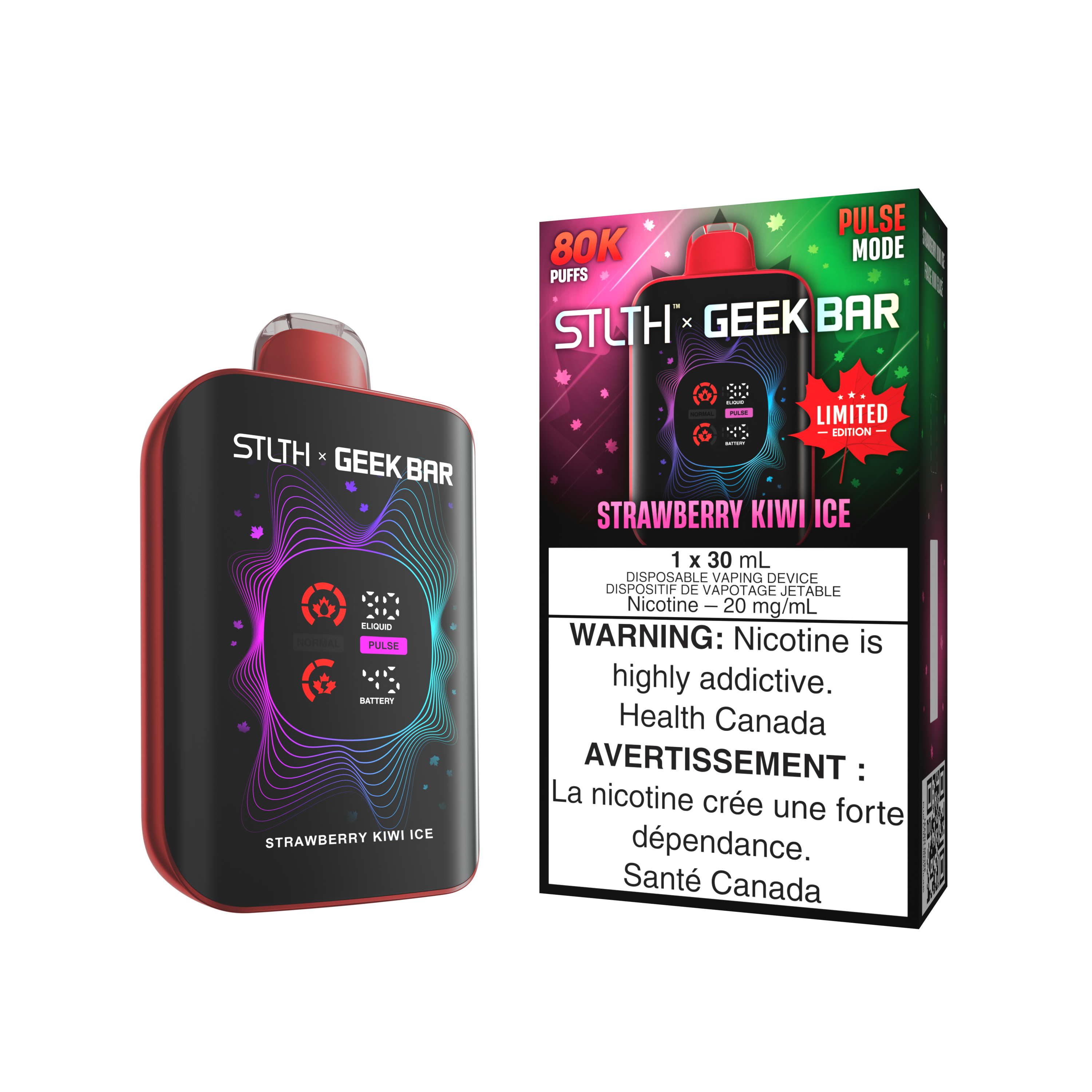 STLTH x Geek Bar - Canada Limited Edition 80K Disposable Vape