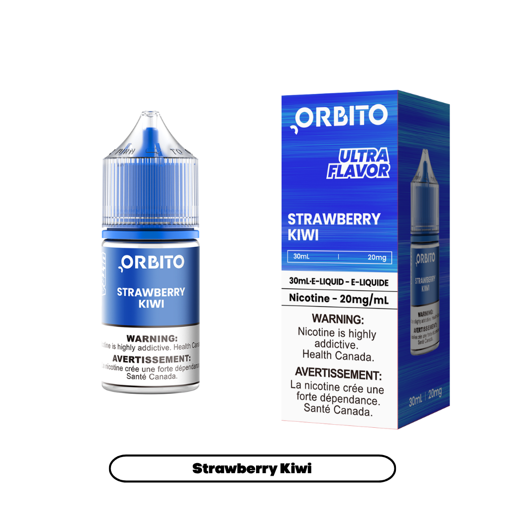 Orbito E-Liquid Salt Nicotine 30mL in Strawberry Kiwi flavour | Supa Vapes Canada