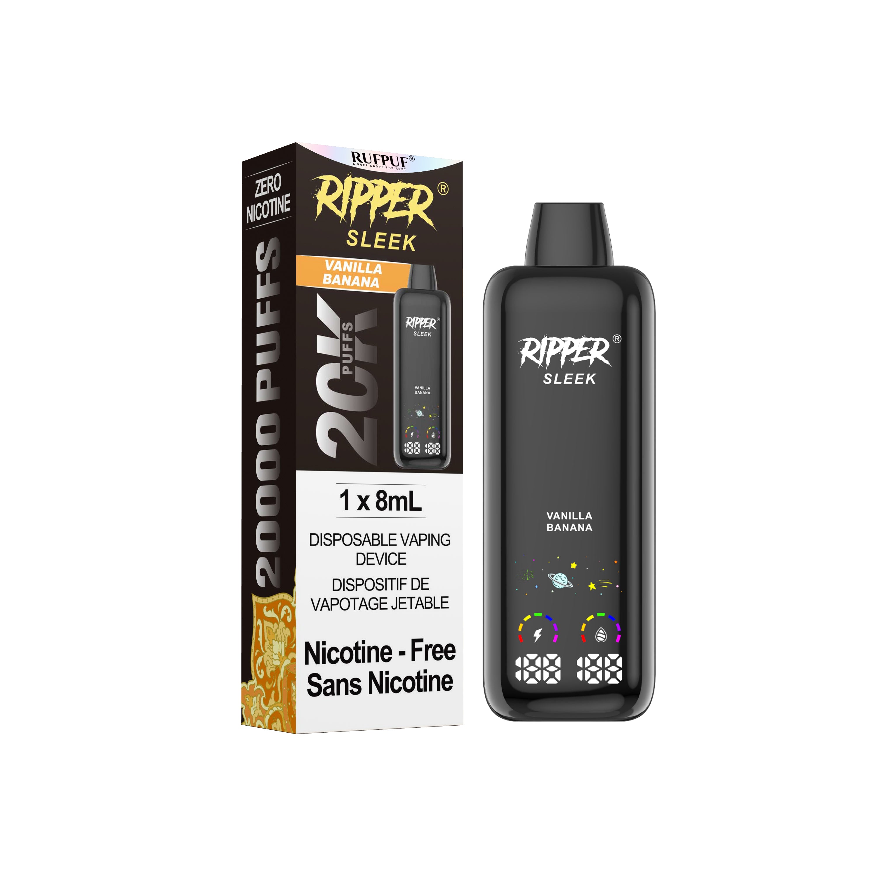 Ripper SLEEK 0NIC Disposable Vape