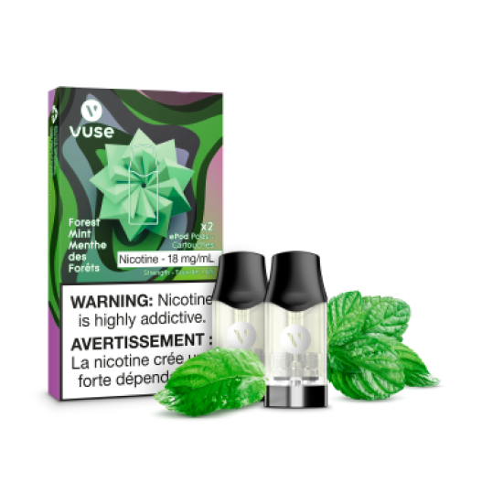 VUSE Epods (2 PCK), Peach flavour, 2% (20mg) nicotine strength, balanced and flavorful vape experience, ideal for vapers in Ontario and Quebec.