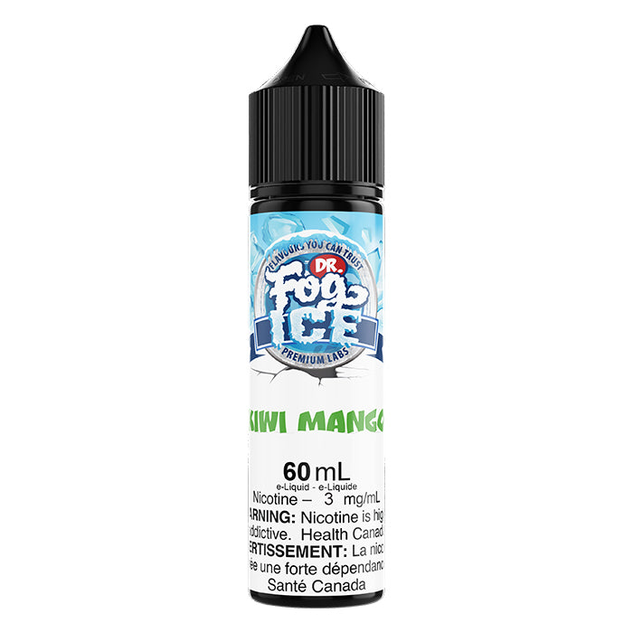 Dr. Fog Ice Kiwi Mango Freebase E-Juice 60mL - Supa Vapes