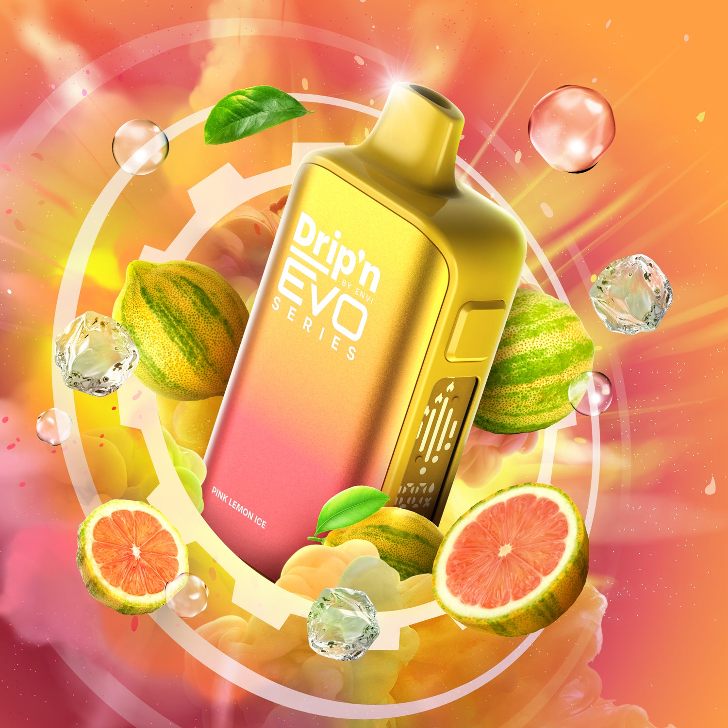 Drip'n EVO 63K Pink Lemon Ice Disposable Vape - Supa Vapes