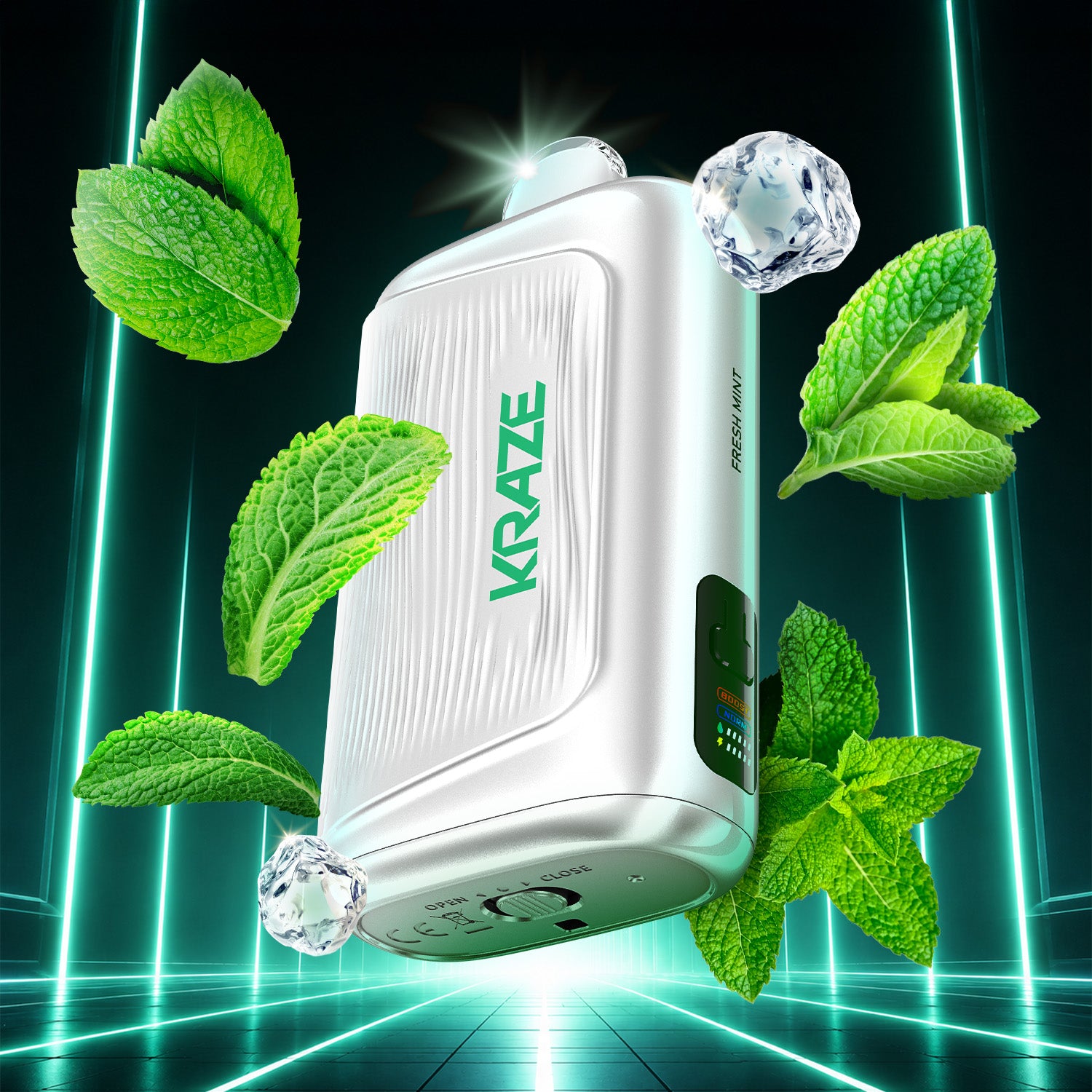 Kraze Giga 40ML Fresh Mint Disposable Vape