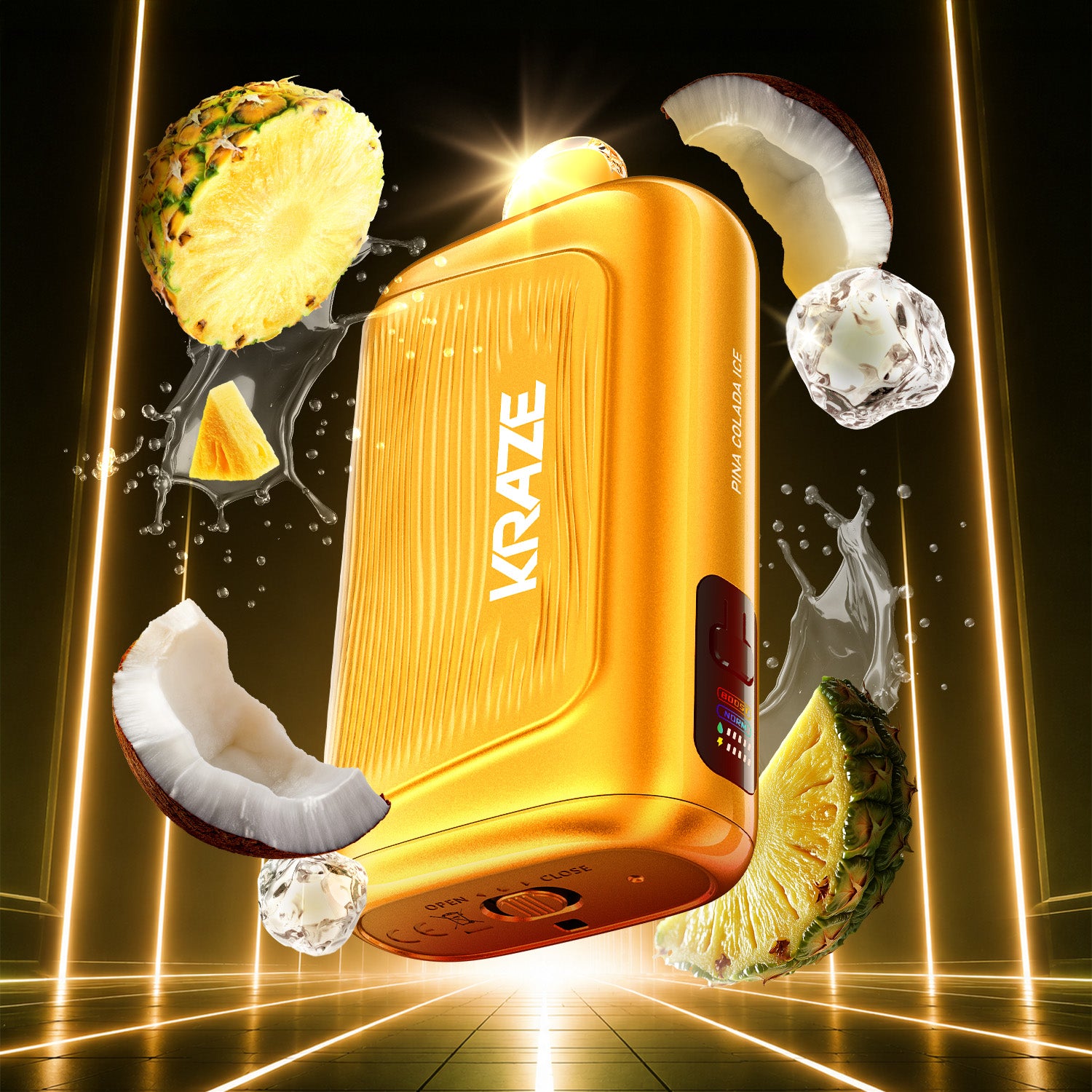 Kraze Giga 40ML Pina Colada Ice Disposable Vape