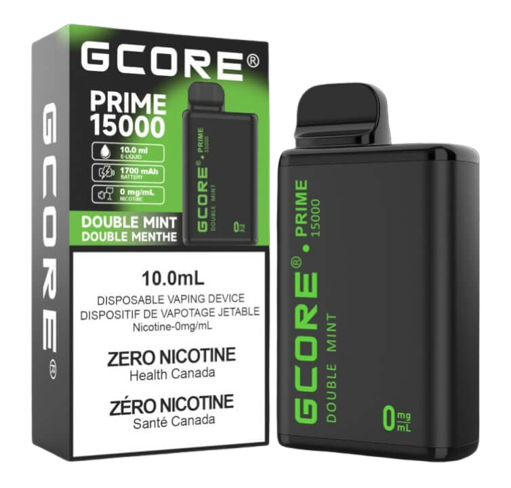 GCORE PRIME 15000 Disposable, Mixed Berries flavour, zero nicotine, nicotine-free vaping device with 15,000 puffs, long-lasting and flavorful, ideal for Ontario and Quebec users.