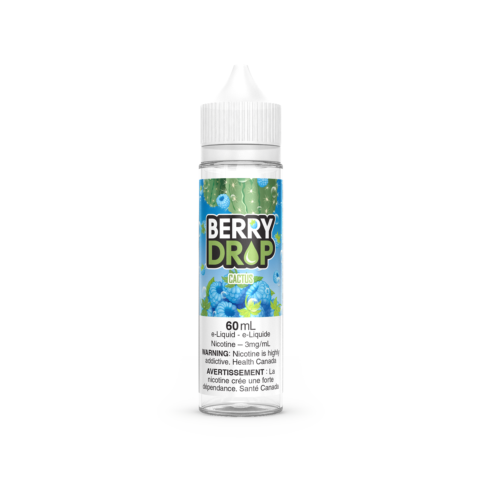 Berry Drop 60mL vape juice, Banana flavour, 0mg nicotine, ripe berry mix with banana, fruit-flavored e-liquid perfect for vapers in Ontario and Quebec.