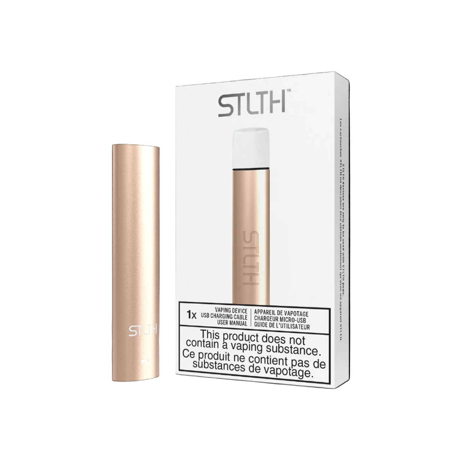 STLTH Type-C Device, Green Metal anodized pod device with Type-C charging and user-friendly draw activation, sleek design ideal for Ontario and Quebec vapers