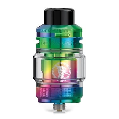 GEEKVAPE Z Sub-Ohm SE Rainbow colour sub-ohm tank with child safety lock and enhanced coil lifespan, ideal for Ontario and Quebec vapers