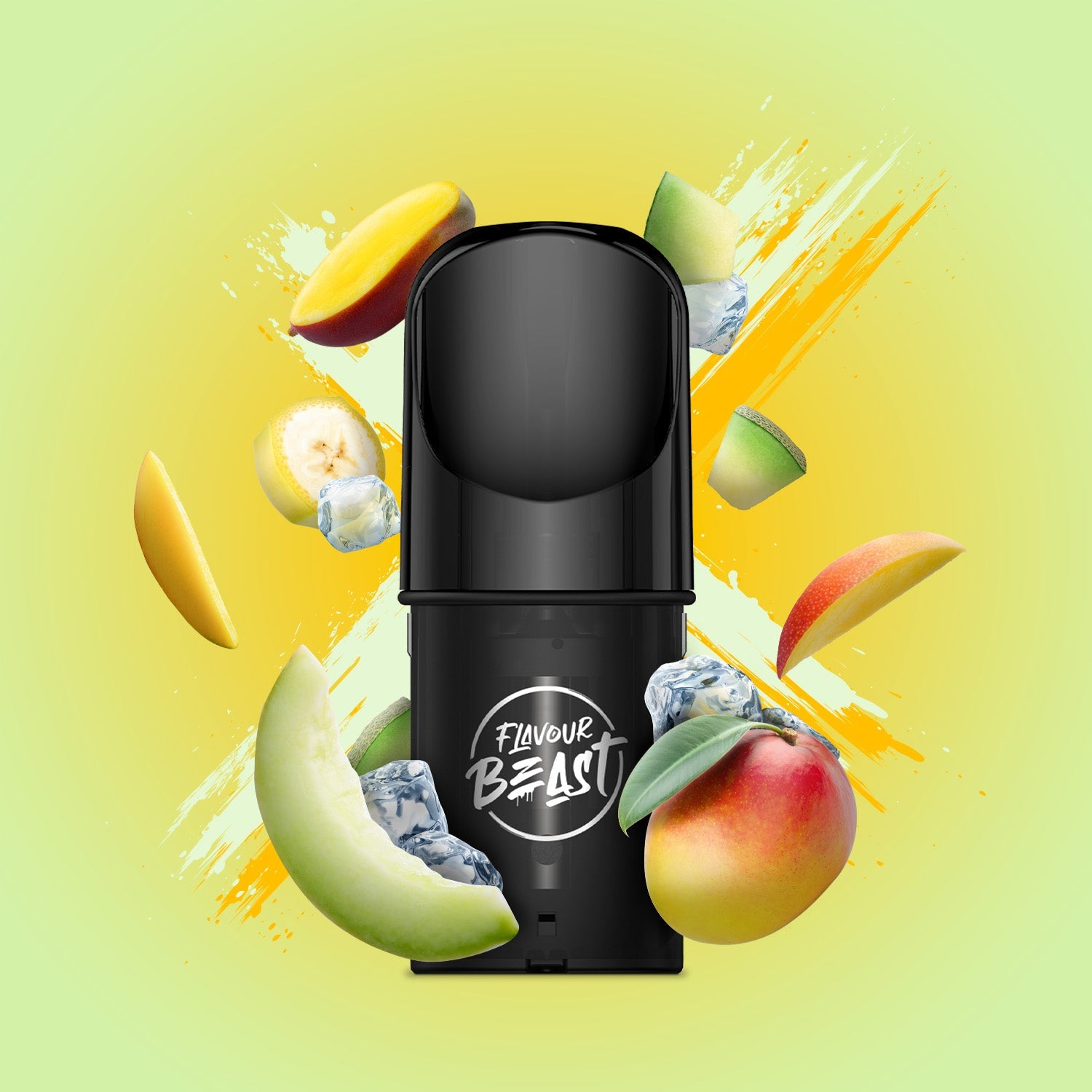 Flavour Beast Pods, Packin' Peach Berry flavour pod, bold smooth vaping satisfaction, compatible with STLTH and Allo devices, designed for vapers in Ontario and Quebec.