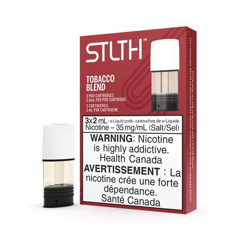 STLTH Pods (3 Pods), Frost Mint flavour, 12mg nicotine strength, refreshing and smooth vape pods ideal for adult vapers in Ontario and Quebec.