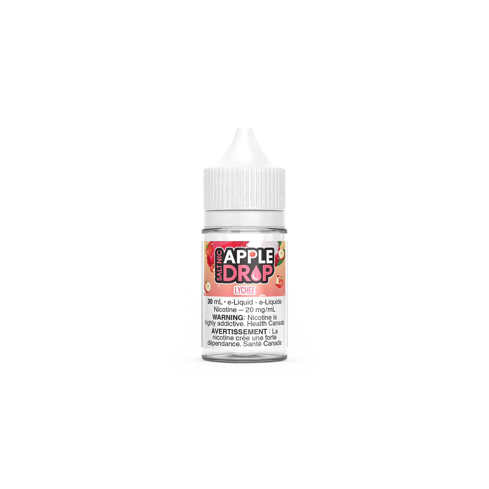 Apple Drop Salt 30mL, Double Apple flavour, BOLD 50 nicotine strength, smooth and strong nicotine salt vape for Ontario and Quebec customers.