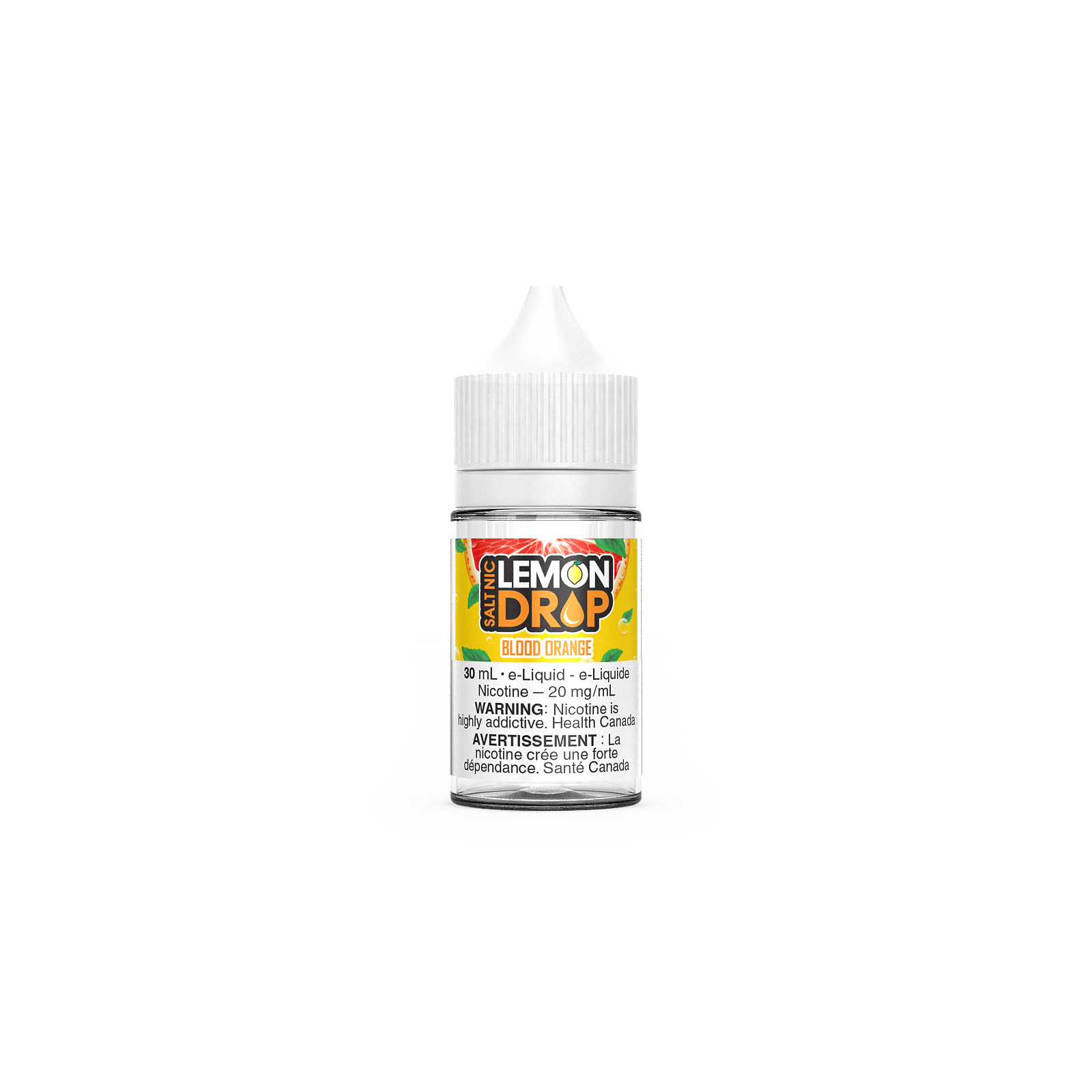 Lemon Drop Salt Nic, Black Cherry flavour, 12mg nicotine strength, refreshing citrus and cherry blend, ideal for Ontario and Quebec vapers.