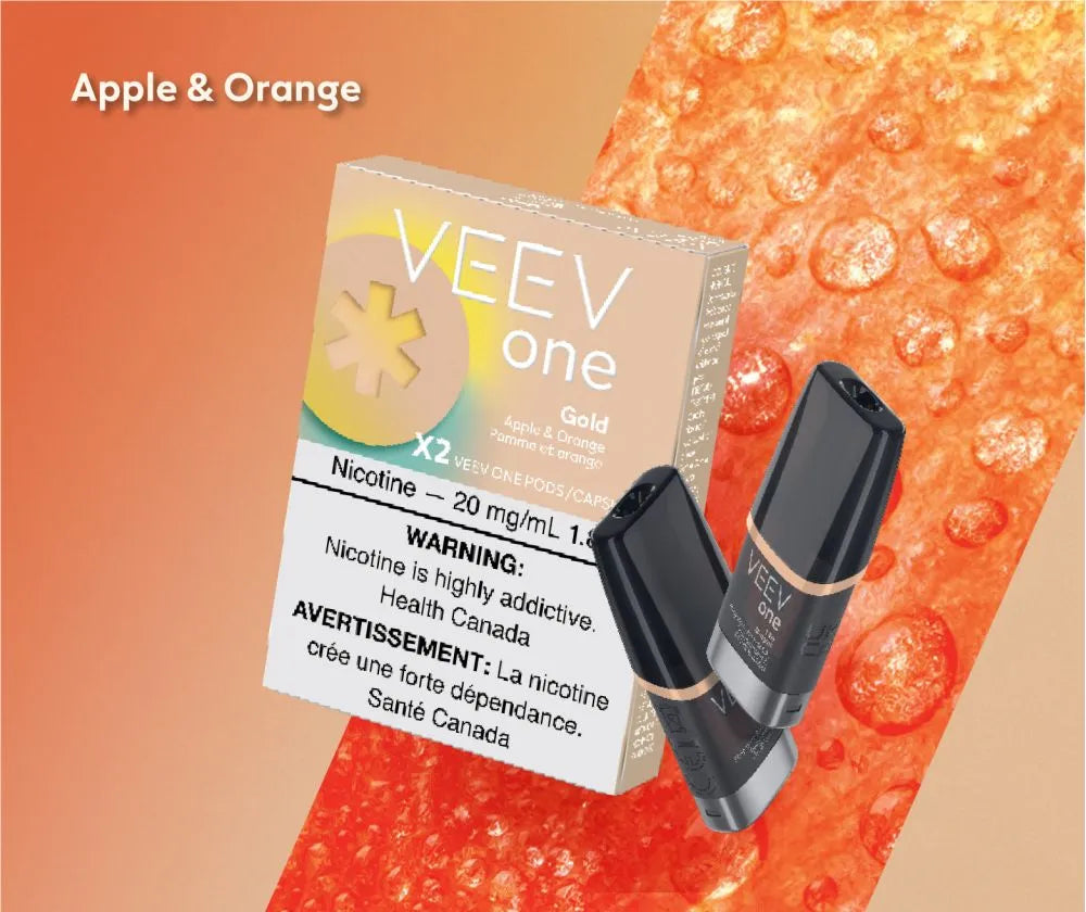 Veev One Pods, Toasted Tobacco flavour, smooth classic vaping experience, convenient and great taste, ideal for Ontario and Quebec customers.