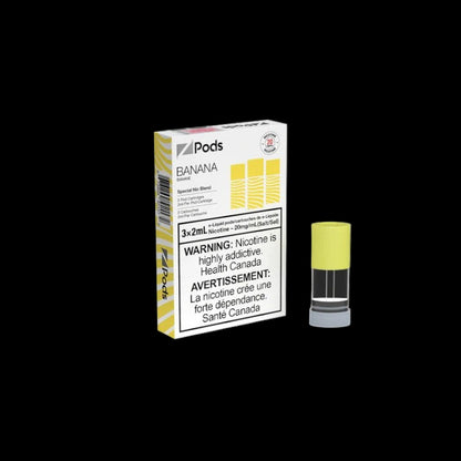 Z Pods Apple Maple flavour, special nicotine blend for smooth yet strong throat hit, ideal for vapers in Ontario and Quebec.
