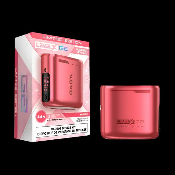 Level X G2 Battery - XO Pink - powerful and sleek vape battery available in Hawkesbury, Ottawa, and across Ontario.