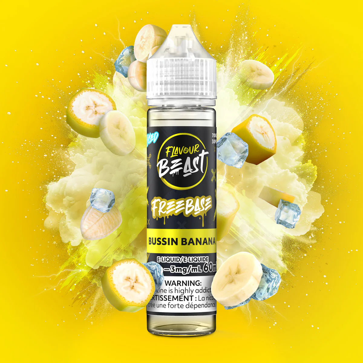 Flavour Beast E-Liquid Freebase Iced (60mL)
