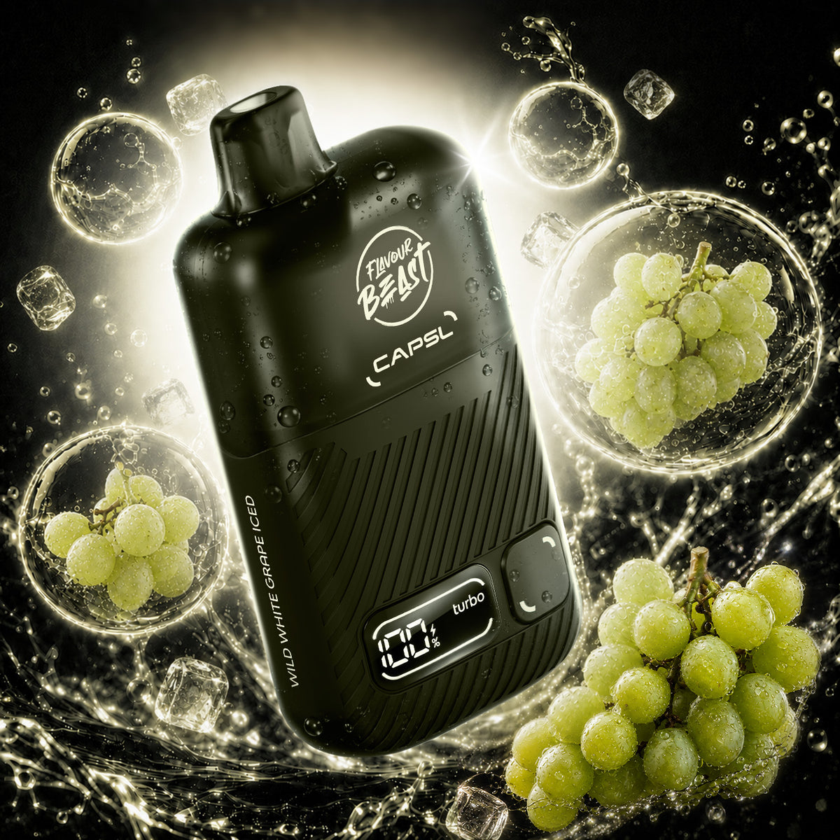 Flavour Beast CAPSL AFX30 Disposable Vape 30mL in Wild White Grape Iced flavour | Supa Vapes Canada