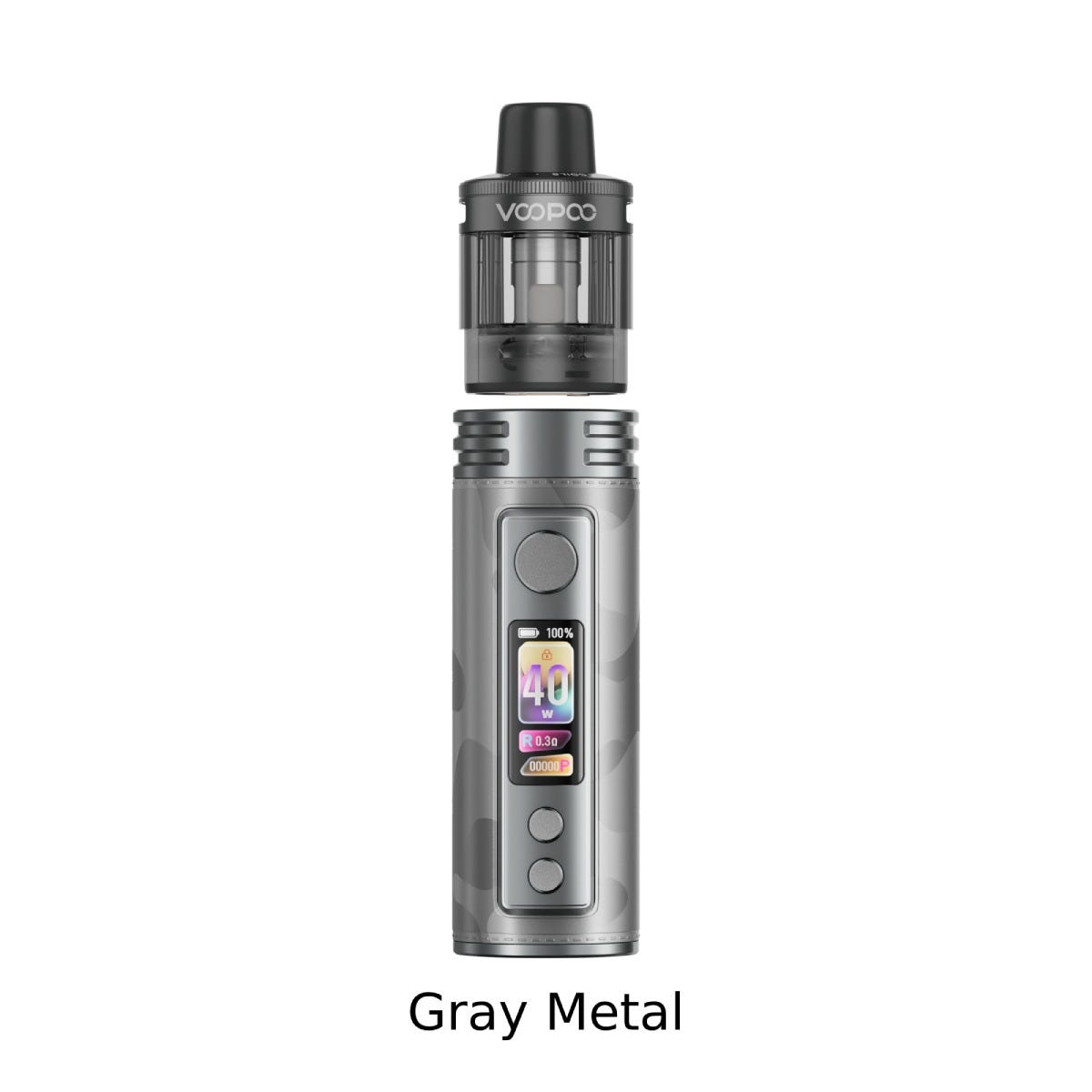 VOOPOO Drag H40 Pro Pod Kit 5mL Gray Metal - Supa Vapes