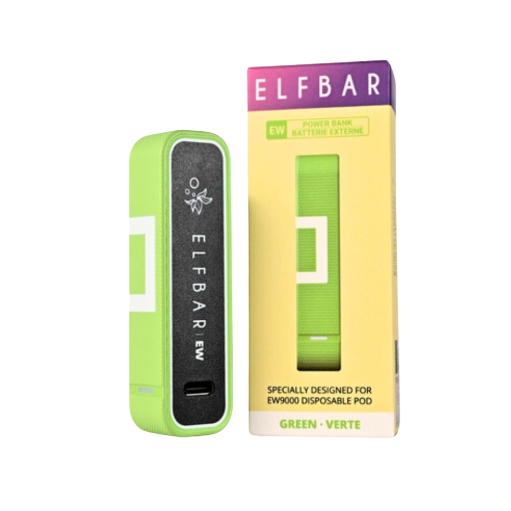 Elf Bar EW9000 Power Bank in White Semi Circle