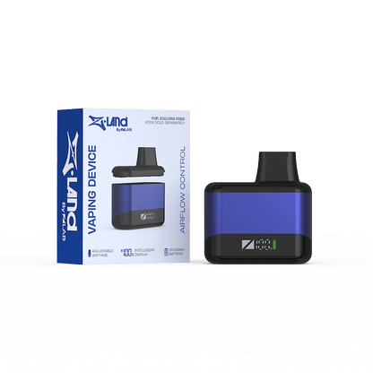 Z-Land (Z-Colors) 15K Device, Gray color vaping device with customizable airflow and 1200mAh battery, designed for Ontario and Quebec vapers seeking personalized flavor control.
