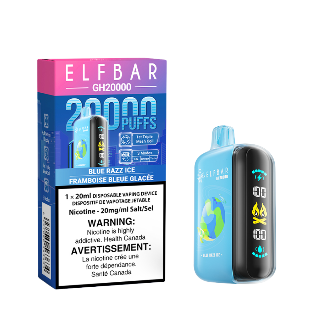 Elf Bar GH20K Disposable Vape, Sakura Grape flavour with smooth cherry blossom and grape notes, unique floral vaping experience, ideal for Ontario and Quebec customers.