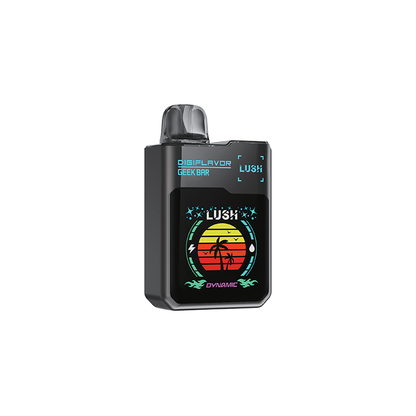 Geek Bar Digiflavor Lush, Polar Mint flavour, rechargeable 820mAh battery, dual vaping modes, premium vape satisfaction for Ontario and Quebec users.