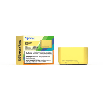 Z-Colors (Zpods) 15K Pod, BC flavor, customizable wattage pod, designed for tailored vaping experiences, ideal for Ontario and Quebec vapers.