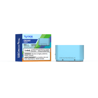 Z-Colors (Zpods) 15K Pods, Coffee Latte Ice flavour pod, 4ml capacity with adjustable wattage for personalized vaping, designed for vapers in Ontario and Quebec.