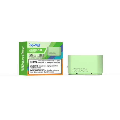 Z-Colors (Zpods) 15K Pod, GB Ice flavour, 4ml capacity with adjustable wattage, customizable and flavorful vaping experience, ideal for Ontario and Quebec vapers.